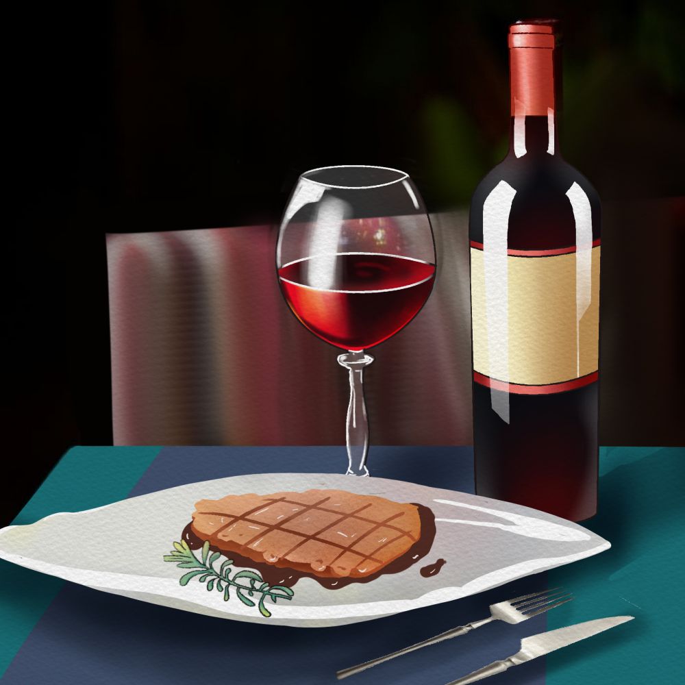 鸭胸肉与葡萄酒的搭配